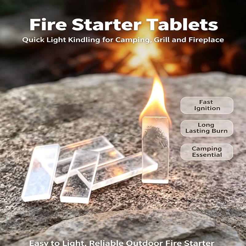 Fire Starting Kit - 100 Pack Waterproof Fire Starter Cubes,