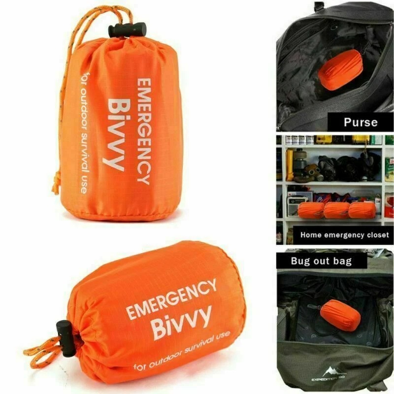 1-5Pack Emergency Sleeping Bag - đánh giá và giá Bivy Bag Emergency