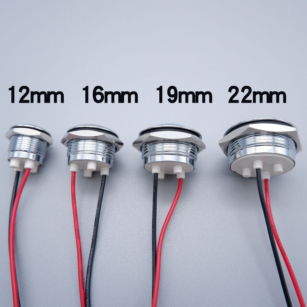 Metal LED Indicator Light 12mm - đánh giá và giá Signal Panel Orange