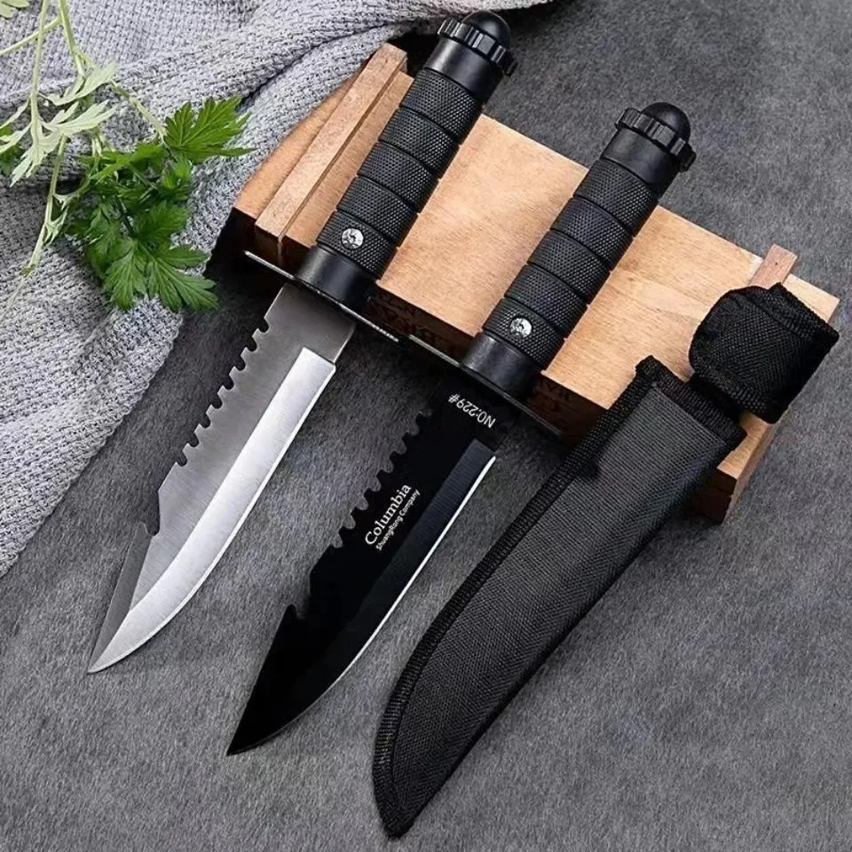 7CR17MOV Camping Outdoor Strai - đánh giá và giá Bushcraft Knife Fixed
