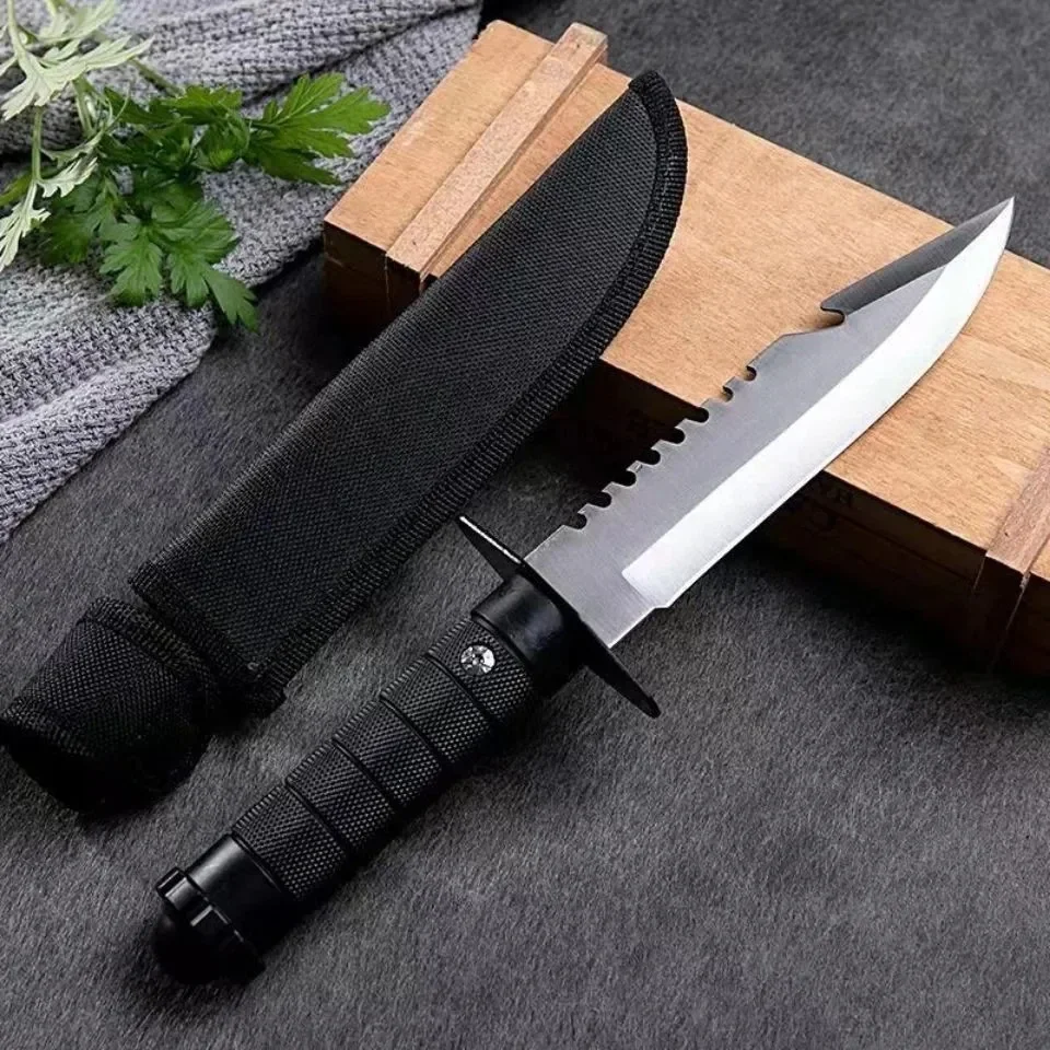7CR17MOV Camping Outdoor Strai - đánh giá và giá Bushcraft Knife Fixed