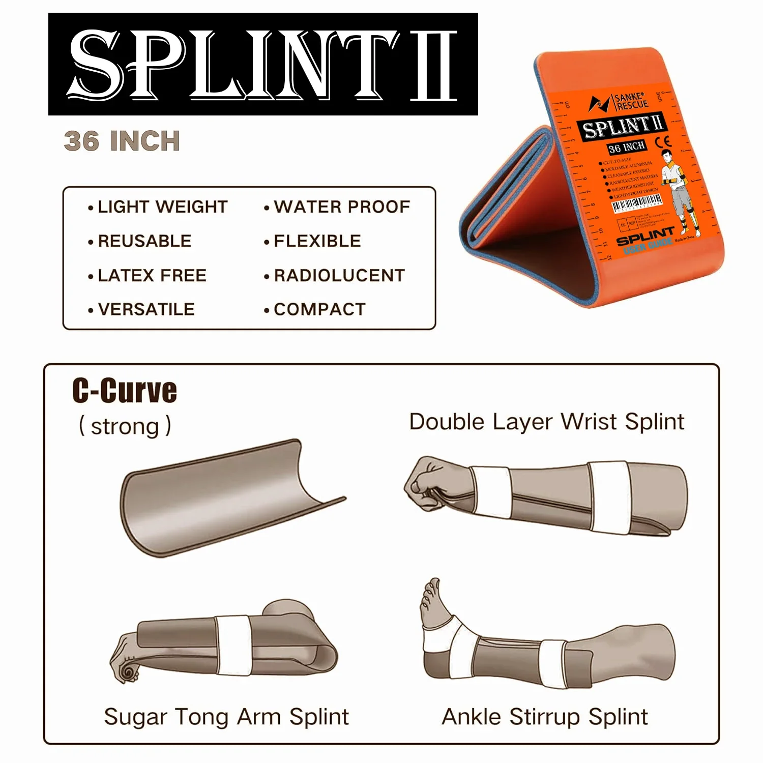High-Quality First Aid Splint  - đánh giá và giá Water Purification Straw