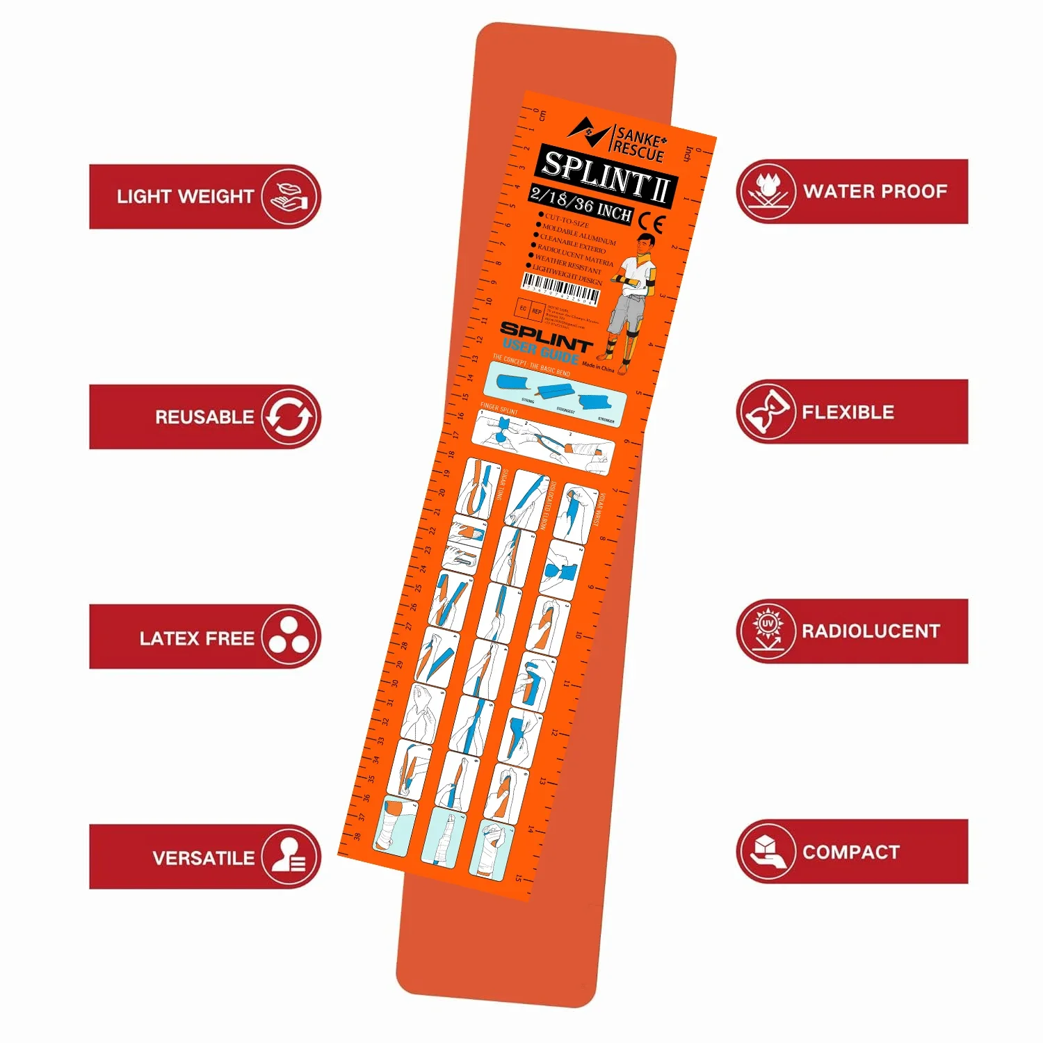 High-Quality First Aid Splint  - đánh giá và giá Water Purification Straw
