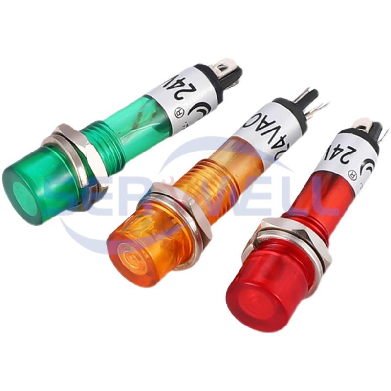 10pcs Panel 7mm Mounting Red G - đánh giá và giá Signal Panel Orange