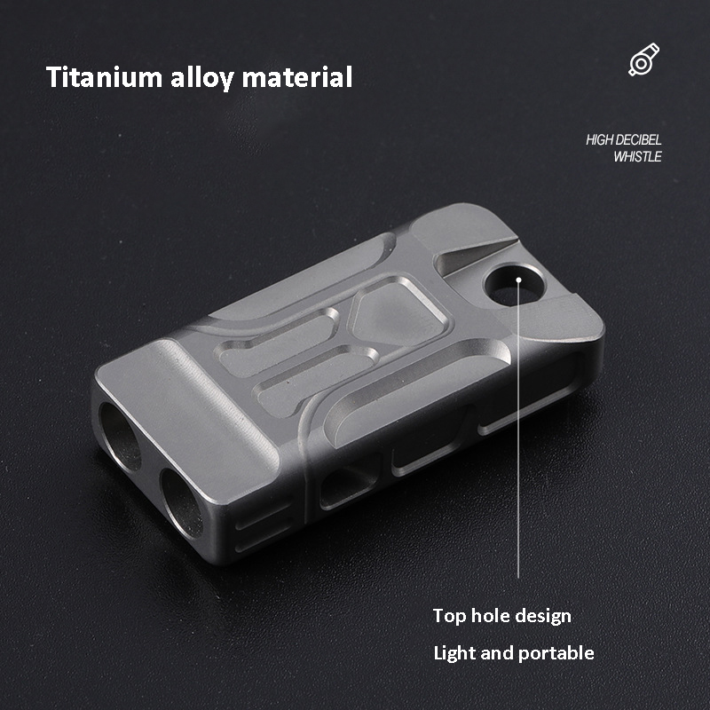 Titanium Alloy Whistle Multifu - đánh giá và giá Emergency Whistle Loud