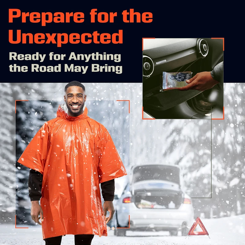 Aluminum Coated Hooded Emergen - đánh giá và giá Emergency Poncho Rain
