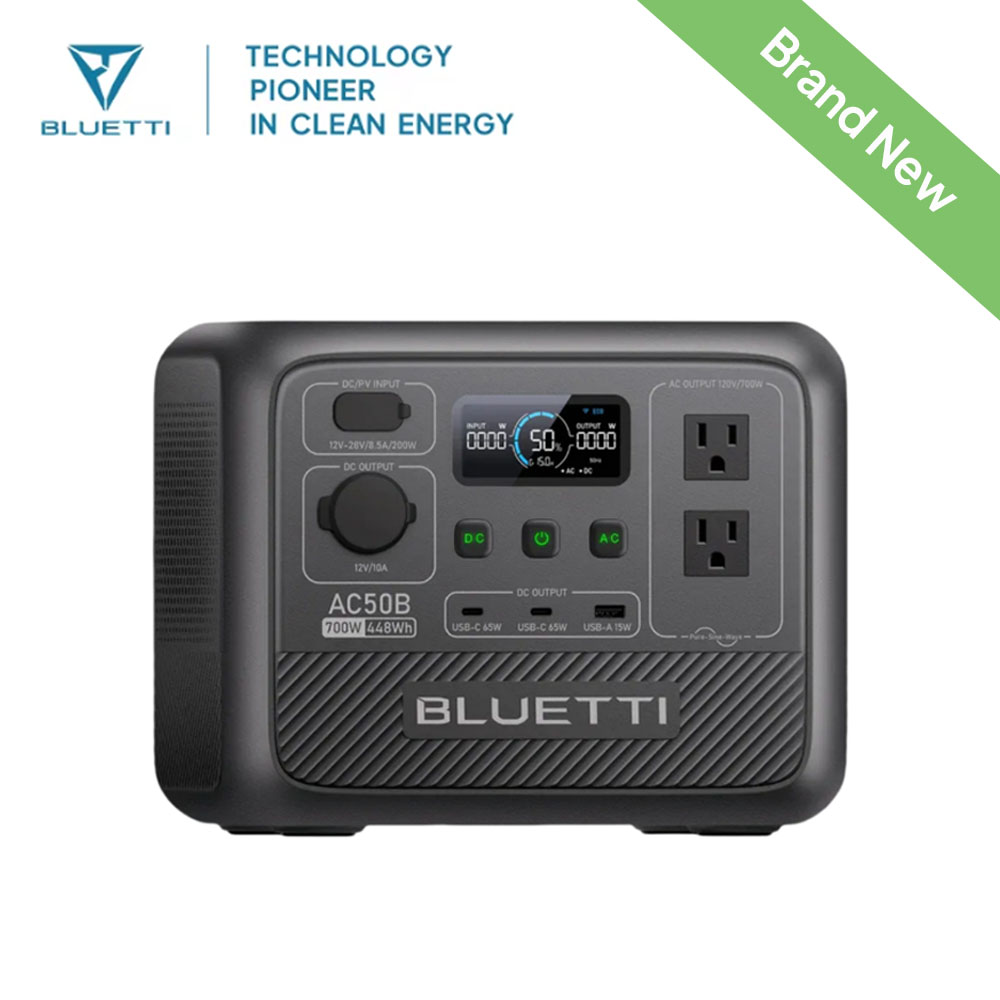 BLUETTI AC50B Portable Power S - đánh giá và giá Solar Emergency Charger