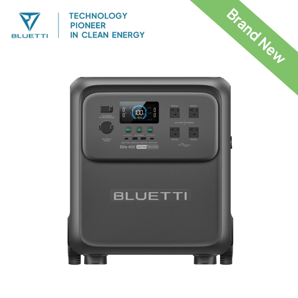 BLUETTI Elite 400 2600W 3840Wh - đánh giá và giá Solar Emergency Charger