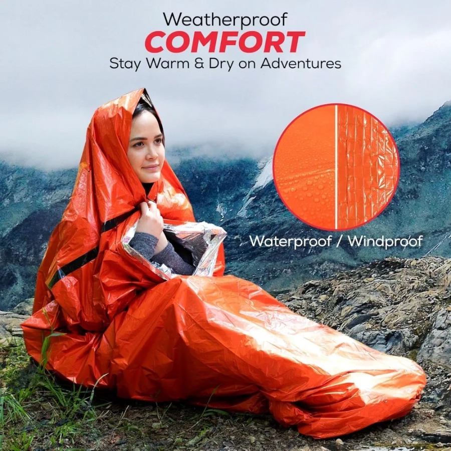 1PC Anti-rain Emergency Sleepi - đánh giá và giá Emergency Mylar Tent