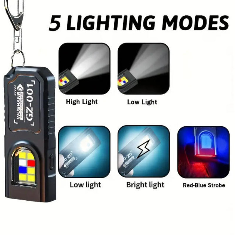 Multifunctional Keychain Flash - đánh giá và giá Fishing Kit Compact