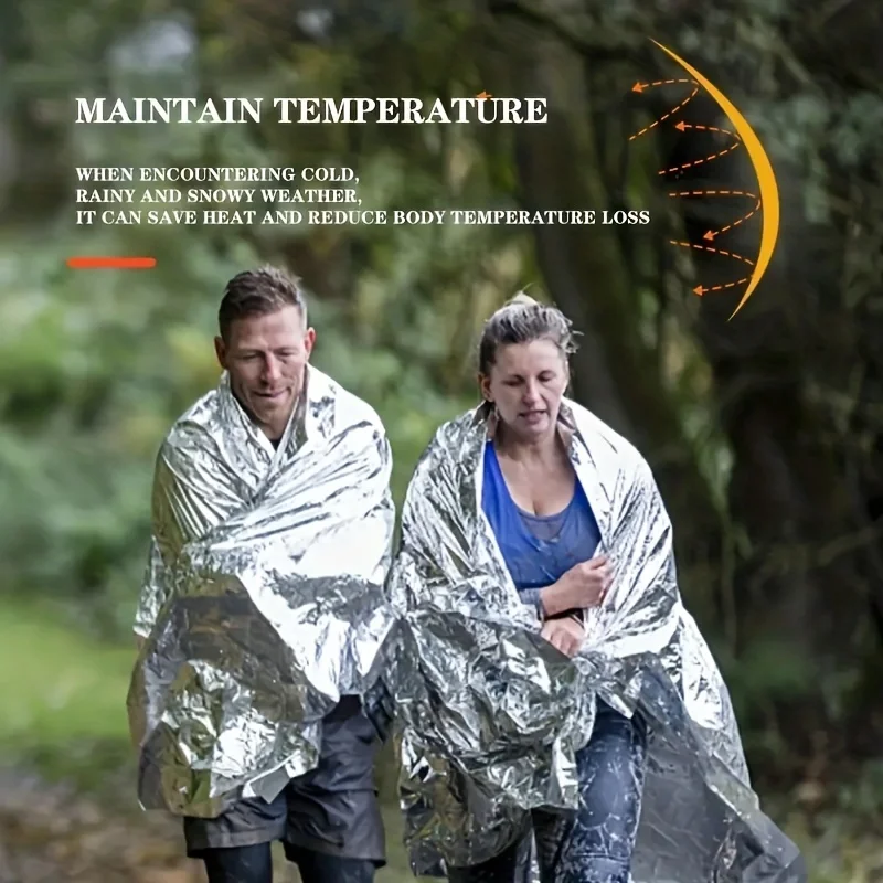 1pcs Outdoor survival portable - đánh giá và giá Survival Blanket Reflective