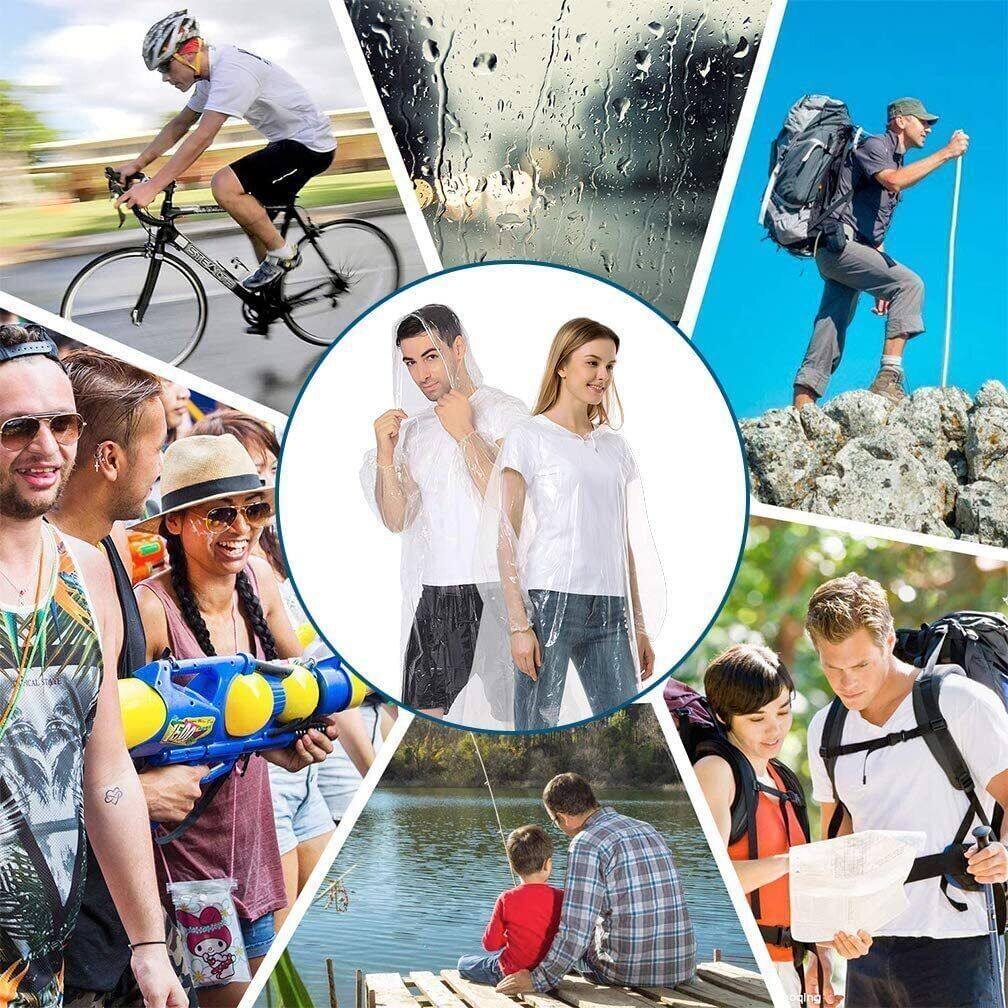 12Pcs Disposable Waterproof Ra - đánh giá và giá Emergency Poncho Rain