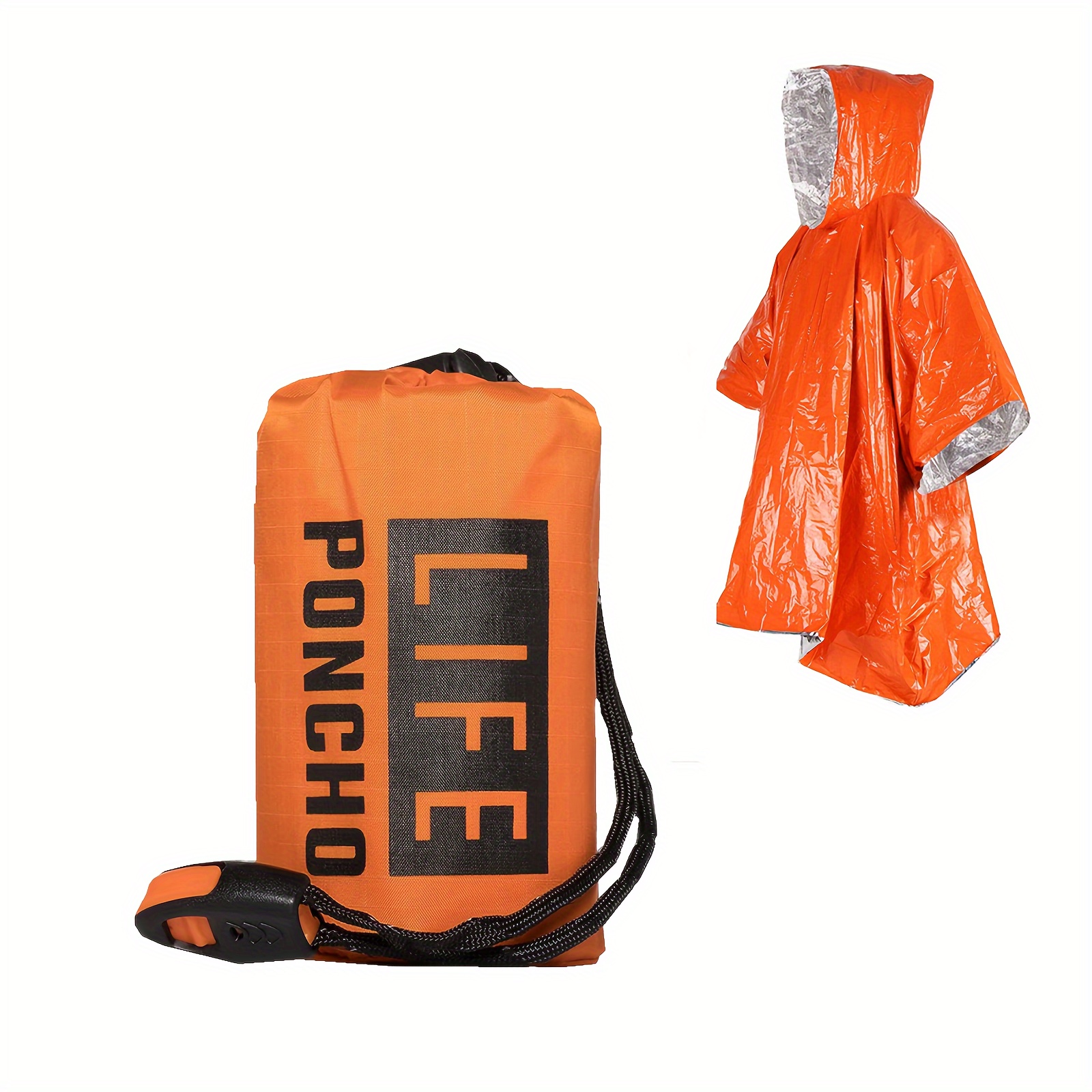 Emergency Survival Rain Poncho - đánh giá và giá Survival Blanket Reflective